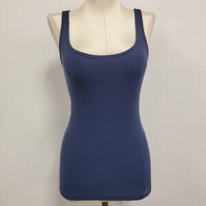 Aeropostale Womens Y2K Ribbed Knit Cami Size S Blue Preppy 90S Layers Stretch